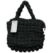 Wholesale - BLACK QUILTED SATCHEL HANDBAG C/P 12